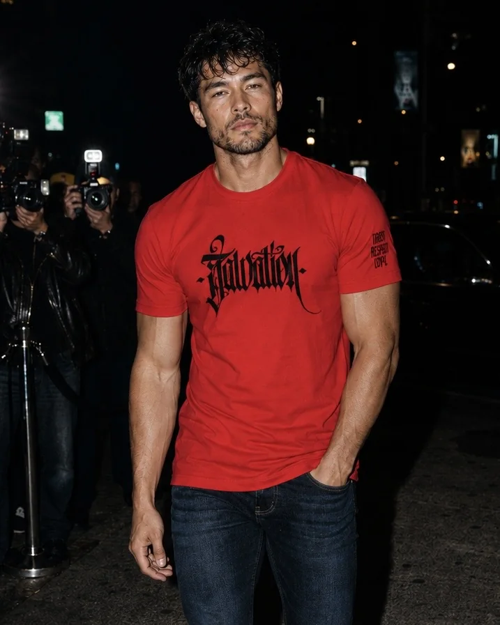 Dark Heart City red shirt