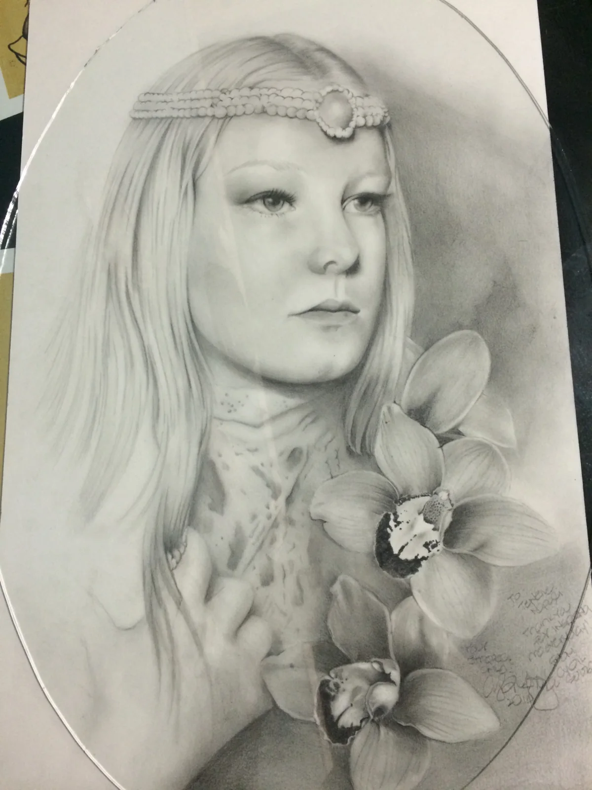 Graphite Portrait by Cybil Souza